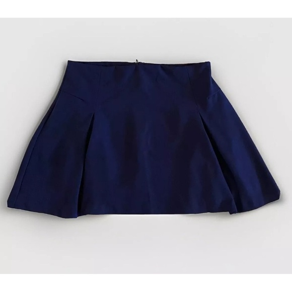 Tronjori Skirt Blue Schoolgirl  XL Academia Pleated Back Zip Fully Lined Preppy - Picture 2 of 7